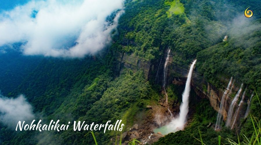 Nohkalikai Waterfalls | Customisable with our Meghalaya Honeymoon Packages